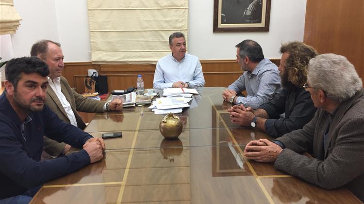 Συνάντηση  για την άρδευση του Δήμου Οροπεδίου Λασιθίου