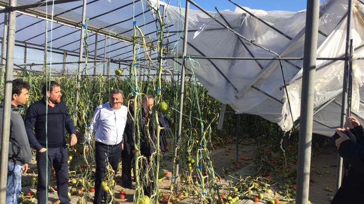 Στήριξη πληγέντων παραγωγών σε Βιάννο, Ιεράπετρα και Σητεία
