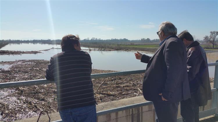 «Περιήγηση Ν.Παπαδόπουλου στην περιοχή του φράγματος Γυρτώνης»