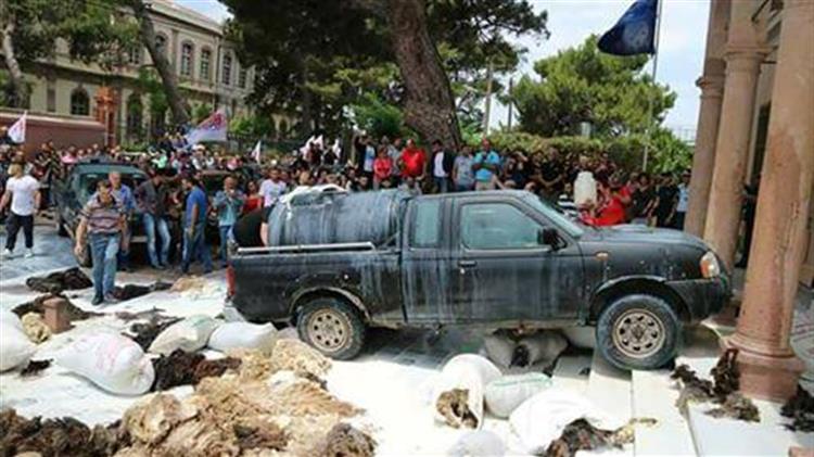 Συλλαλητήριο πραγματοποίησαν οι αγρότες και οι κτηνοτρόφοι στη Λέσβο