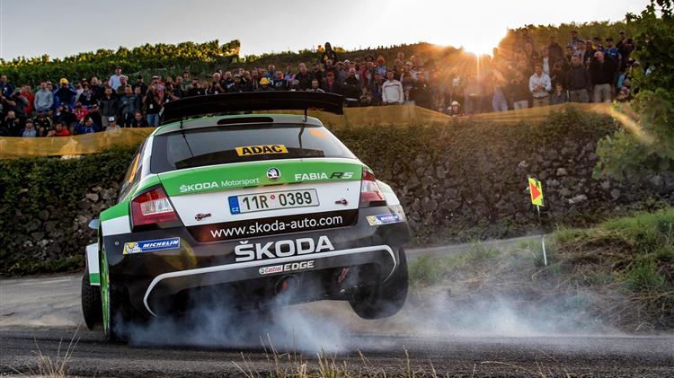 Θριαμβευτική νίκη της SKODA Fabia R5 στη WRC2 του Ράλλυ Γερμανίας