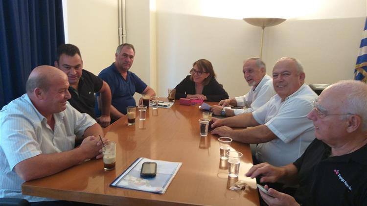 Συνάντηση της  Ο. Τελιγιορίδου με το προεδρείο του Συνδέσμου Ελληνικής Κτηνοτροφίας