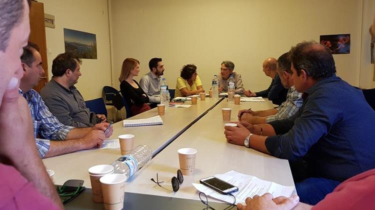 Συνάντηση στο ΥΠΑΑΤ με εκπροσώπους αγροτών της Λέσβου