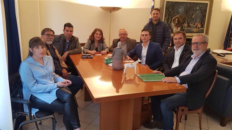 Συναντήσεις της  Ολ.Τελιγιορίδου 