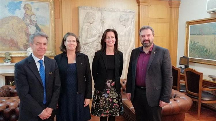 Συνάντηση του Υπουργού Αγροτικής Ανάπτυξης και Τροφίμων  με αυστραλιανή αντιπροσωπεία