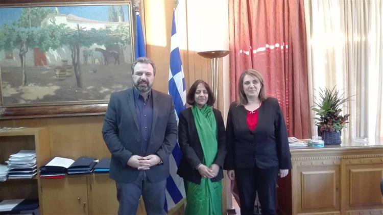 Συνάντηση ηγεσίας Υπουργείου Αγροτικής Ανάπτυξης και Τροφίμων  με την Πρέσβη της Ινδίας στην Αθήνα