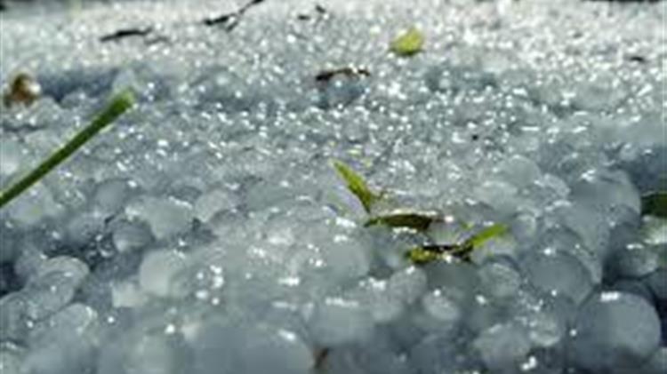 Ζημιές από χαλαζοπτώσεις στην Ηλεία