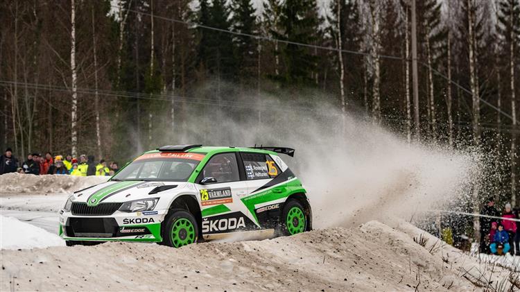 Ταχύτατη η SKODA Fabia R5 και στο Ράλι Σουηδίας