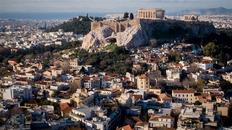 Κτήρια κάτω από την Ακρόπολη