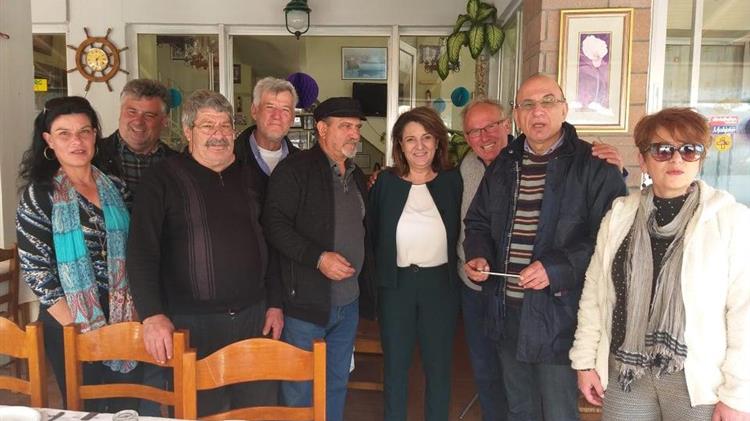  Επίσκεψη της Ολ. Τελιγιορίδου στη Λέσβο 