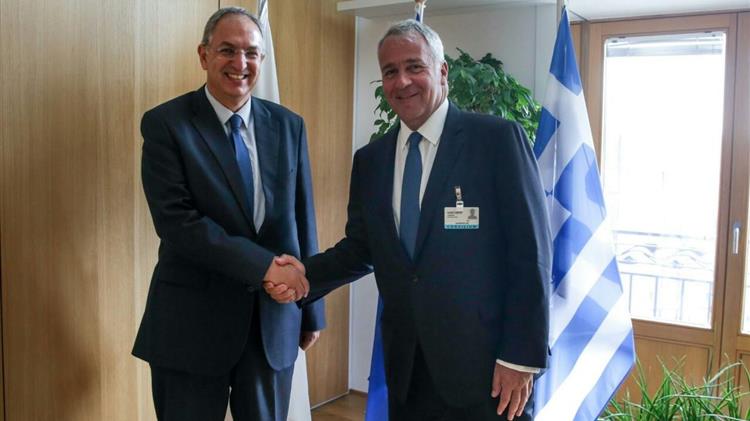 Άτυπη συνάντηση ΥπΑΑΤ Μ. Βορίδη με τον Κύπριο ομόλογό του, Κ. Καδή