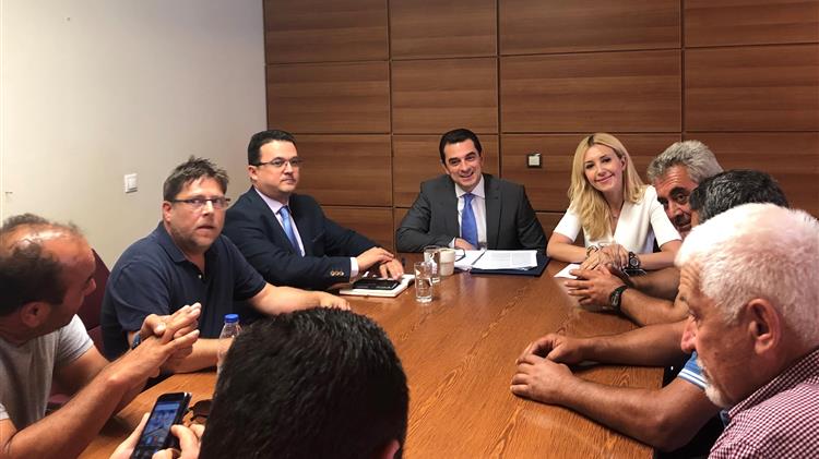 Συνάντηση  Κ. Σκρέκα με εκπροσώπους τευτλοκαλλιεργητών