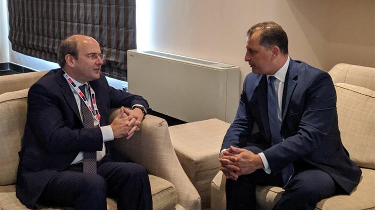 Συνάντηση Κ.Χατζηδάκη με  τον  υπουργό Ενέργειας της Κύπρου κ. Γιώργο Λακκοτρύπη