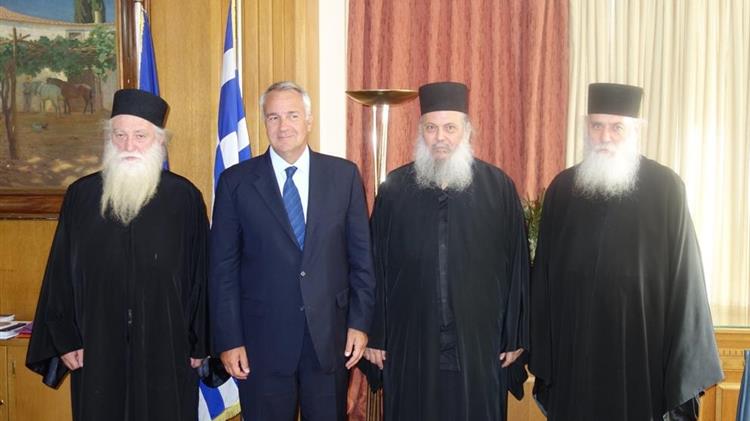 Συνάντηση Μ. Βορίδη με μέλη της Ιεροκοινοτικής Επιτροπής Αγ. Όρους 