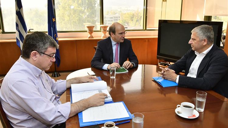 Συνάντηση  Κωστή Χατζηδάκη με τον δήμαρχο Αμαρουσίου Γιώργο Πατούλη  ​ 