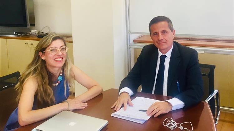 Συνάντηση  του κ. Κωνσταντίνου Αραβώση με την κ. Ελένη Διαμαντοπούλου