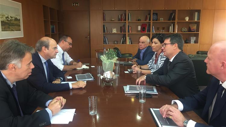 Συνάντηση του Κ. Χατζηδάκη  με τη διοίκηση του αγωγού ΤΑΡ