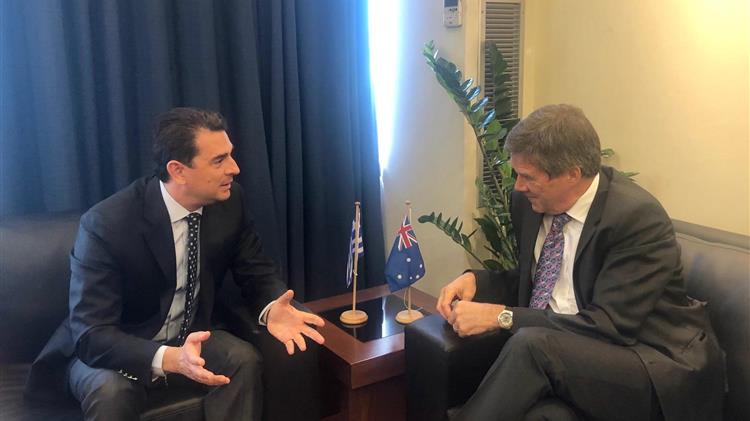 Η Φέτα στο επίκεντρο της συνάντησης του Κ. Σκρέκα με τον Αυστραλό Επιτετραμμένο Jon Philip