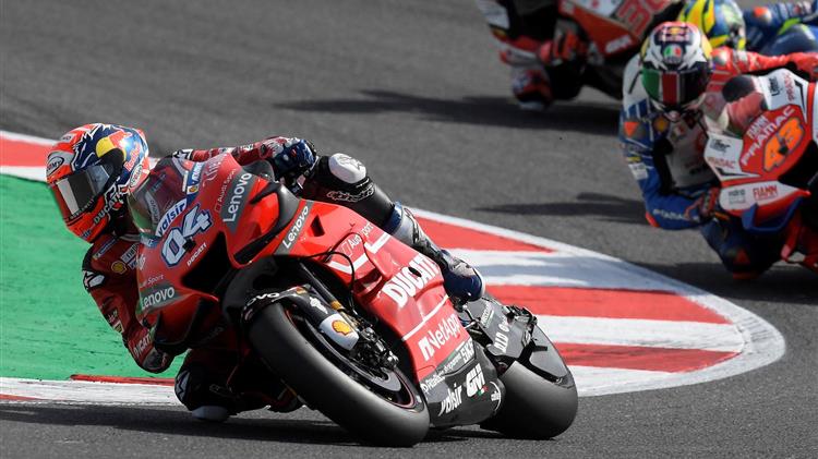 Ο Αντρέα Ντοβιτσιόζο στην 6η θέση στο Grand Prix του Σαν Μαρίνο