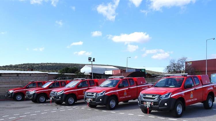 Άλλα 5 ISUZU D-MAX στην Πυροσβεστική Υπηρεσία