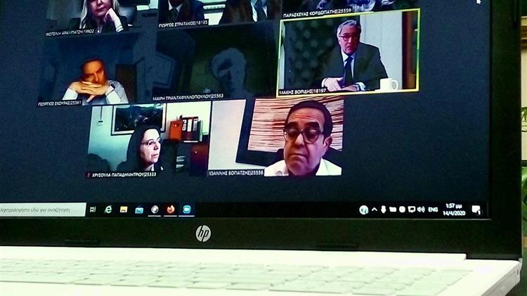 Τηλεδιάσκεψη  Μ. Βορίδη για τα προβλήματα του αμπελοοινικού κλάδου