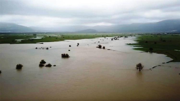 Πλημμύρισε ο κάμπος στο Οροπέδιο Λασιθίου