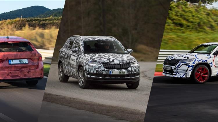 H τέχνη του καμουφλάζ στα πρωτότυπα δοκιμών της SKODA