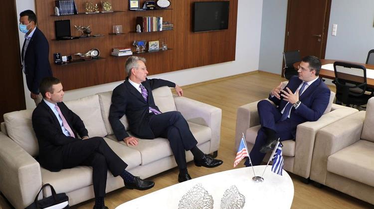 Συνάντηση του Α. Τζιτζικώστα με τον Πρέσβη των ΗΠΑ στην Ελλάδα Geoffrey R. Pyatt