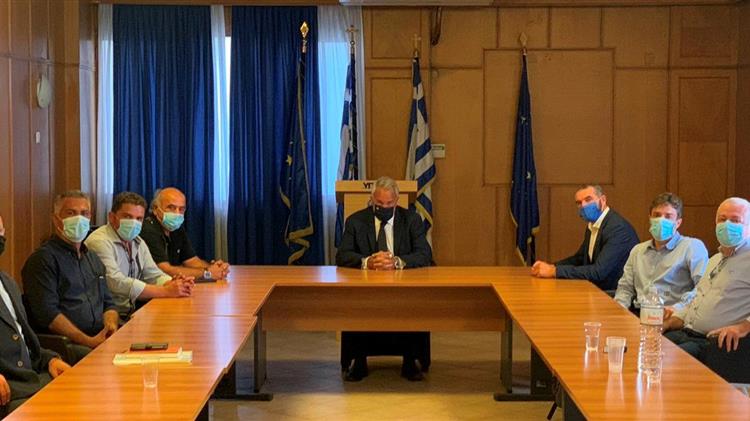 Συνάντηση Αντιπεριφερειάρχη Μ. Χνάρη με τον Μ. Βορίδη