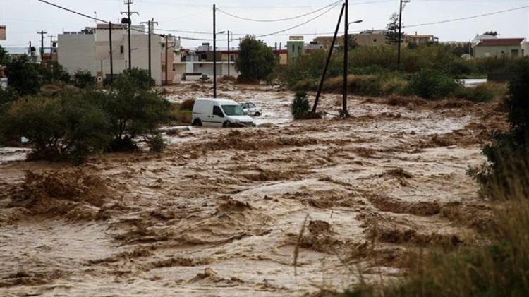 Κακοκαιρία στην Κρήτη: Σε κατάσταση έκτακτης ανάγκης το Ρέθυμνο