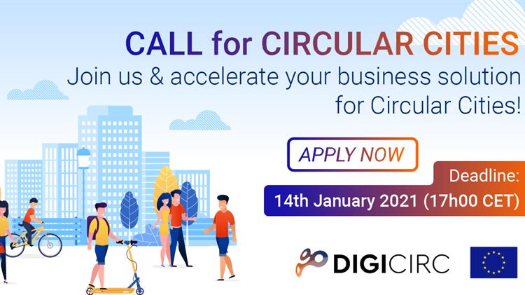 «DigiCirc: Χρηματοδότηση επιχειρήσεων για τη δημιουργία ‘Κυκλικών Πόλεων’»