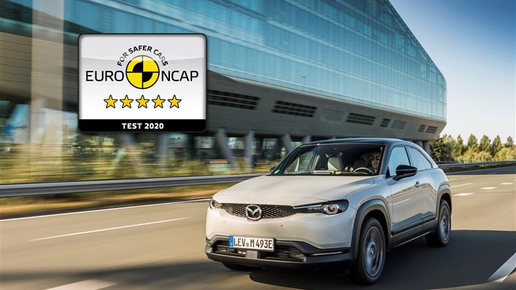 Το Mazda MX-30 επιτυγχάνει βαθμολογία 5 αστέρων στις δοκιμές του Euro NCAP
