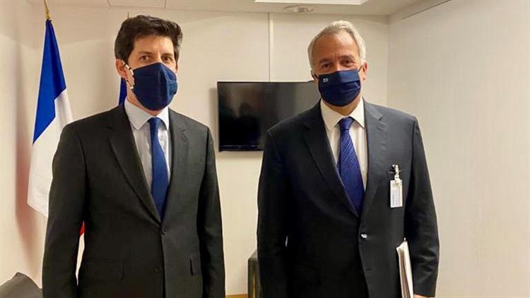 Συνάντηση Μ. Βορίδη με τον Γάλλο ομόλογό του στις Βρυξέλλες