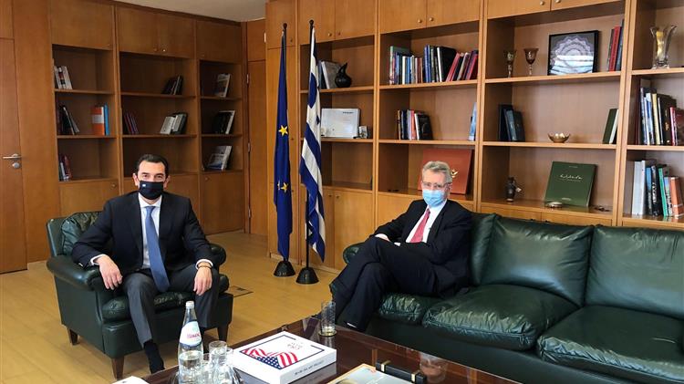 Συνάντηση  Κώστα Σκρέκα με τον Πρέσβη των ΗΠΑ