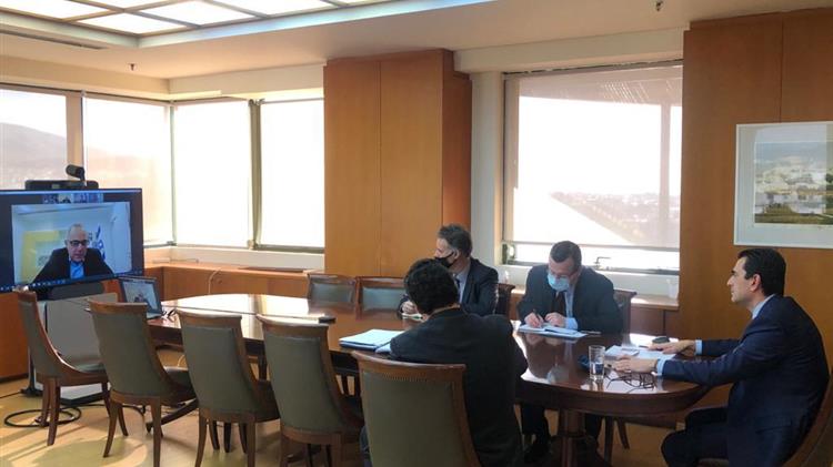 Τηλεδιάσκεψη Κ. Σκρέκα, με τον Ισραηλινό ομόλογό του