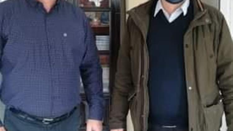 Ο Θ. Βασιλόπουλος στον Αγροτικό Συνεταιρισμό Μεσολογγίου