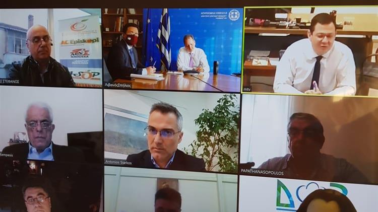 Τηλεδιάσκεψη Λιβανού με Εθνική Διεπαγγελματική Βάμβακος