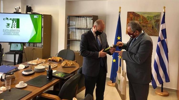 Επίσκεψη του Γ. Οικονόμου στον ΕΛΓΟ ΔΗΜΗΤΡΑ