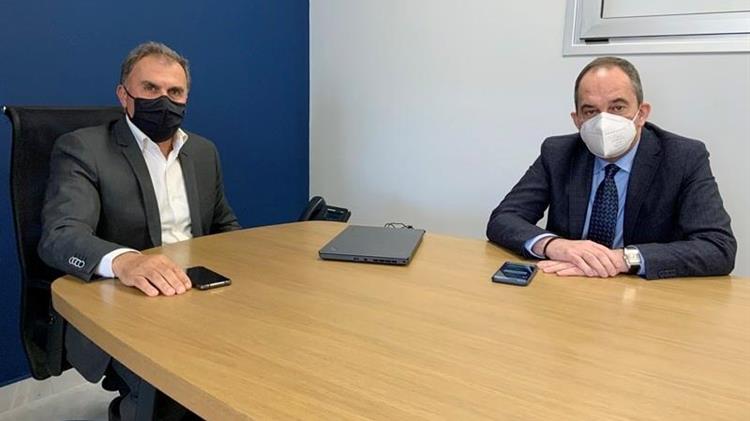 Συναντήσεις που πραγματοποίησε ο Υπ. Ναυτιλίας & Νησιωτικής πολιτικής στην Ιεράπετρα