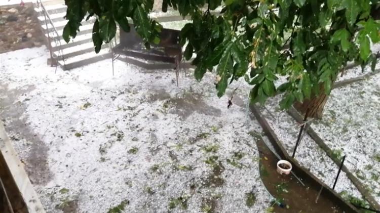 Καταιγίδα και χαλάζι στην Κοζάνη