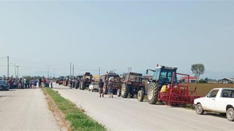 Κινητοποίηση αγροτών στον Παλαμά Καρδίτσας