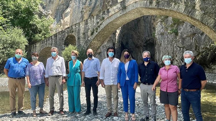 Στα Γρεβενά για το Γεωπάρκο οι Υφυπουργοί Γιώργος Αμυράς και Σοφία Ζαχαράκη