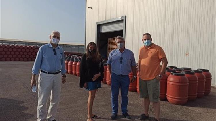 Επίσκεψη  Φωκίωνα Ζαΐμη σε μεταποιητικές επιχειρήσεις της Ηλείας