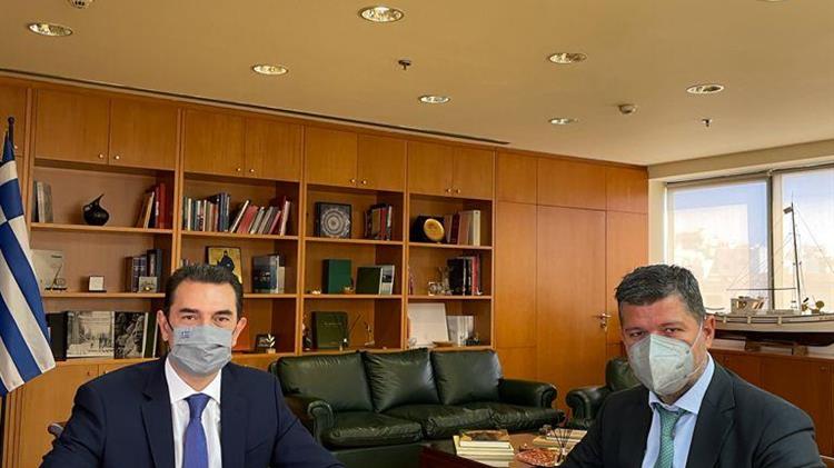 Συνάντηση Κ. Σκρέκα και Γ. Στάσση για την απλοποίηση της διαδικασίας διατήρησης του αγροτικού τιμολογίου