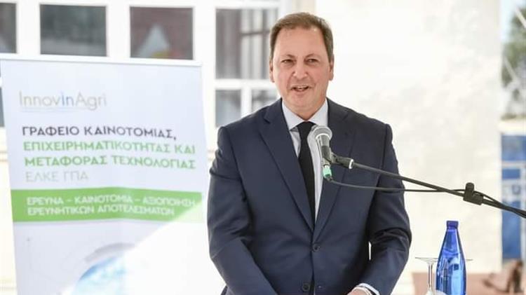 Λιβανός: Επενδύουμε στην ευφυή γεωργία για την αύξηση της παραγωγικότητας και ανταγωνιστικότητας