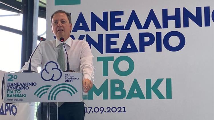 ΥΠΑΑΤ: Επενδύουμε στα ποιοτικά χαρακτηριστικά του ελληνικού βαμβακιού