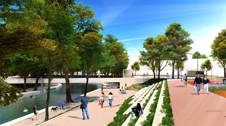 Ανάπλαση  της παρόχθιας ζώνης του Ληθαίου ποταμού στα Τρίκαλα