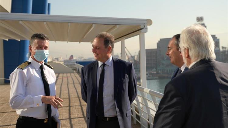 Επίσκεψη  Σπ. Λιβανού στο Υπουργείο Ναυτιλίας