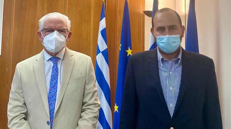 Συνάντηση Λάκη Βασιλειάδη με τον Πρόεδρο του ΕΛΓΑ