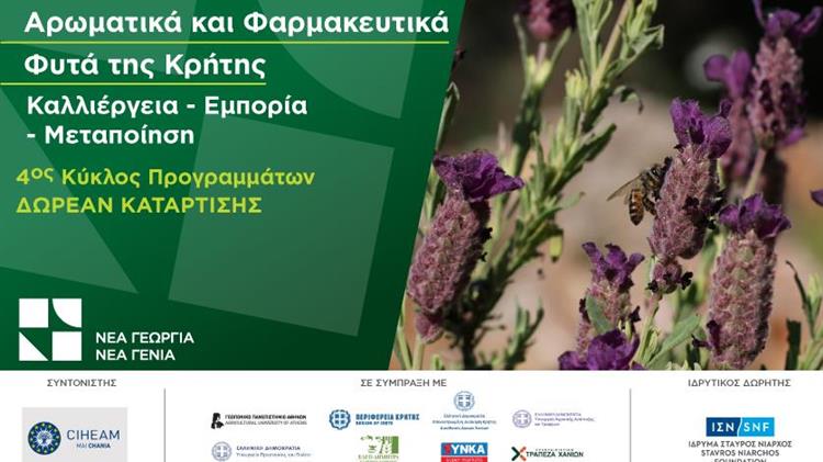 Δωρεάν πρόγραμμα κατάρτισης για τα Αρωματικά και Φαρμακευτικά φυτά